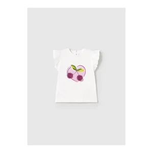 Discount Camiseta manga corta corazon guindas Camisas, Camisetas Y Polos