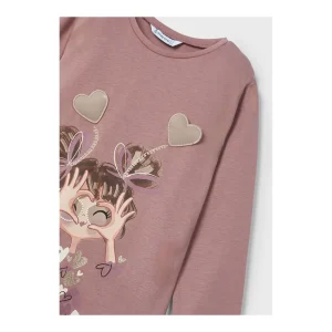 Hot Camiseta m/l serigrafia corazones Camisas, Camisetas Y Polos