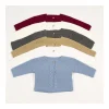 Outlet Chaqueta bebe punto bobo larga Chaquetas Y Jerseys