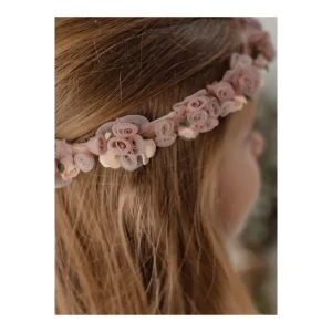 Online Complemento para el pelo diadema flor Bautizo, Ceremonia Y Comunión