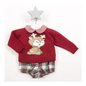 Clearance Conjunto baby 2p reno Pololos Y Ranitas