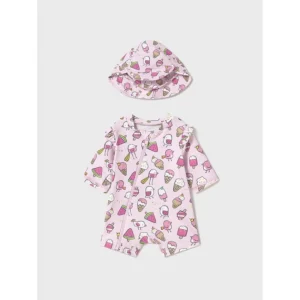 Clearance Conjunto baño con gorro helados Bañadores