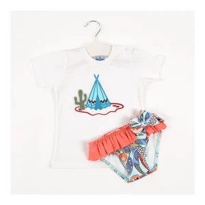 Best Conjunto baño culetin plumas Bañadores