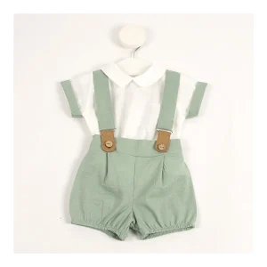 Clearance Conjunto camisa y peto tirantes Pololos Y Ranitas