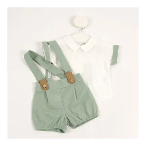 Clearance Conjunto camisa y peto tirantes Pololos Y Ranitas