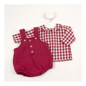 Clearance Conjunto camisa y ranita cuadros Pololos Y Ranitas