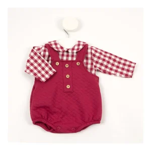 Clearance Conjunto camisa y ranita cuadros Pololos Y Ranitas