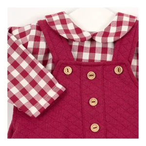 Clearance Conjunto camisa y ranita cuadros Pololos Y Ranitas
