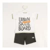 Sale Conjunto camiseta y bermuda urban skate Conjuntos