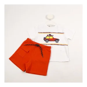 Clearance Conjunto camiseta y bermuda Coche Conjuntos