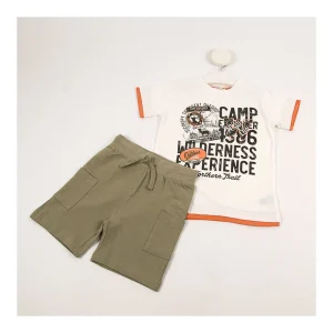 Fashion Conjunto camiseta y bermuda Camp Conjuntos