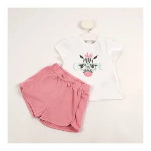Discount Conjunto camiseta y bermuda Cebra Conjuntos