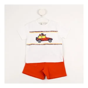 Clearance Conjunto camiseta y bermuda Coche Conjuntos