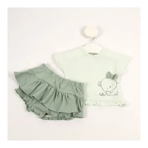 Sale Conjunto falda volantes camiseta m/c Pololos Y Ranitas