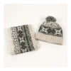 Discount Conjunto gorro y cuello Jackard Manoplas Y Gorros