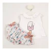 New Conjunto niña helado Pololos Y Ranitas