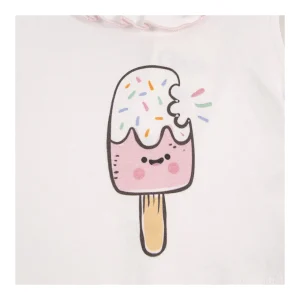 New Conjunto niña helado Pololos Y Ranitas
