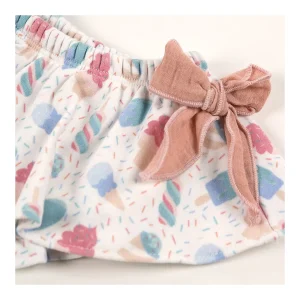 New Conjunto niña helado Pololos Y Ranitas