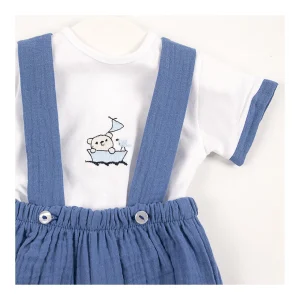 Clearance Conjunto niño ranita barco Pololos Y Ranitas