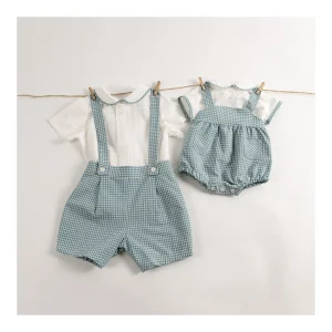 Best Conjunto 2p peto vichy Pololos Y Ranitas