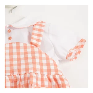 Fashion Conjunto 2p ranita cuadros Pololos Y Ranitas