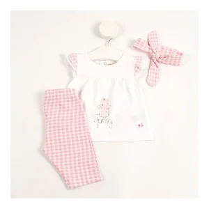 Hot Conjunto pantalon cuadros camiseta Conjuntos