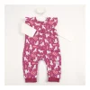 Clearance Conjunto peto gatitos y camiseta Conjuntos