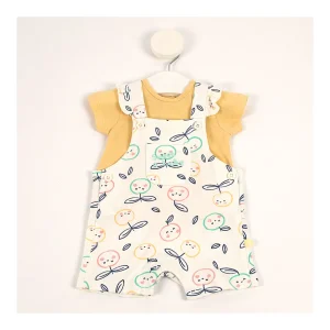 Online Conjunto peto Orange Pololos Y Ranitas