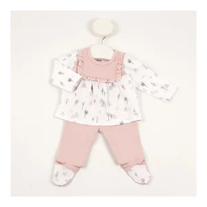 Fashion Conjunto polaina camiseta canesu BABIDU Lovely Conjuntos