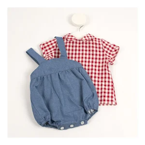 Discount Conjunto pololo y camisa vichy Pololos Y Ranitas