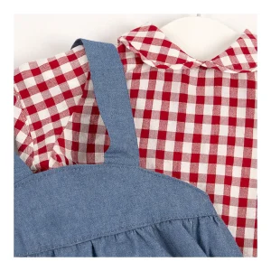 Discount Conjunto pololo y camisa vichy Pololos Y Ranitas