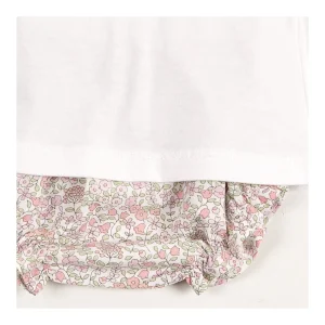 Discount Conjunto ranita y blusa flores Pololos Y Ranitas