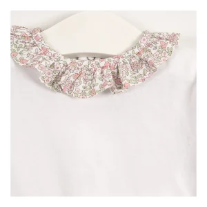 Discount Conjunto ranita y blusa flores Pololos Y Ranitas