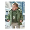 Fashion Parka con capucha y manoplas Cazadoras Y Abrigos