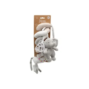 Outlet Peluche espiral elefante gris y beige Juguetes