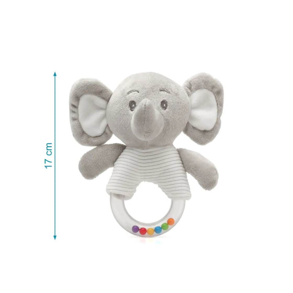 peluche_sonajero_elefante_3.webp Sale Peluche sonajero elefante gris 18cm Juguetes