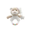 Best Peluche sonajero osito beige con gorro Juguetes