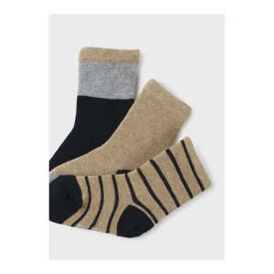 New Set 3 Calcetines rayas-liso Calcetines Y Leotardos
