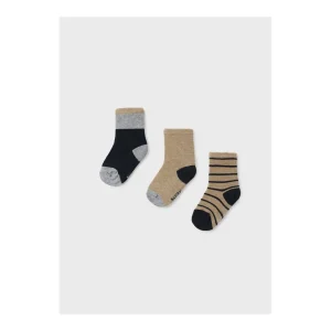 New Set 3 Calcetines rayas-liso Calcetines Y Leotardos