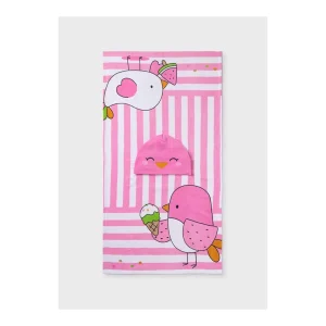 Fashion Toalla capa baño pollitos Bañadores