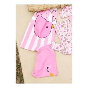Fashion Toalla capa baño pollitos Bañadores