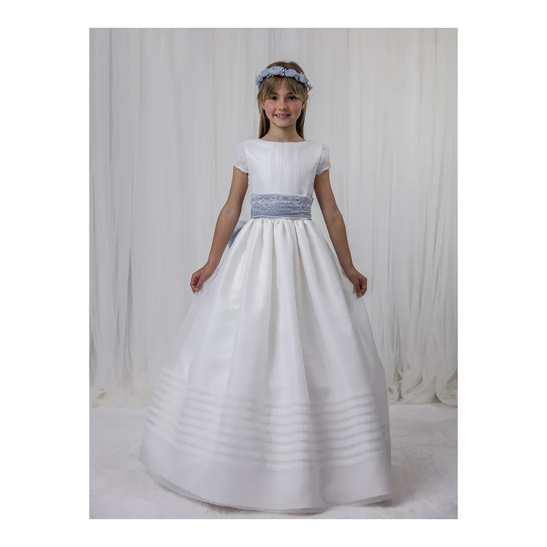 vestido_comunion_manga_co_0-1.webp Sale Vestido comunion manga corta gasa Bautizo, Ceremonia Y Comunión
